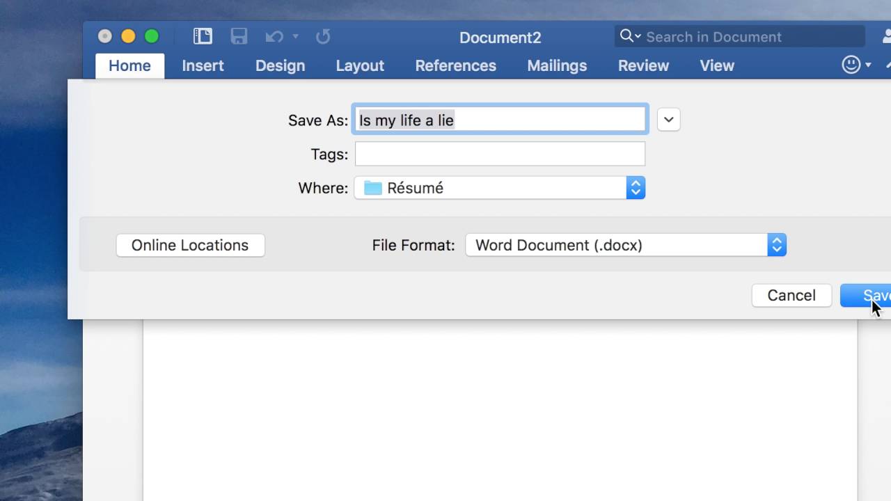 How To Download A Document On A Mac